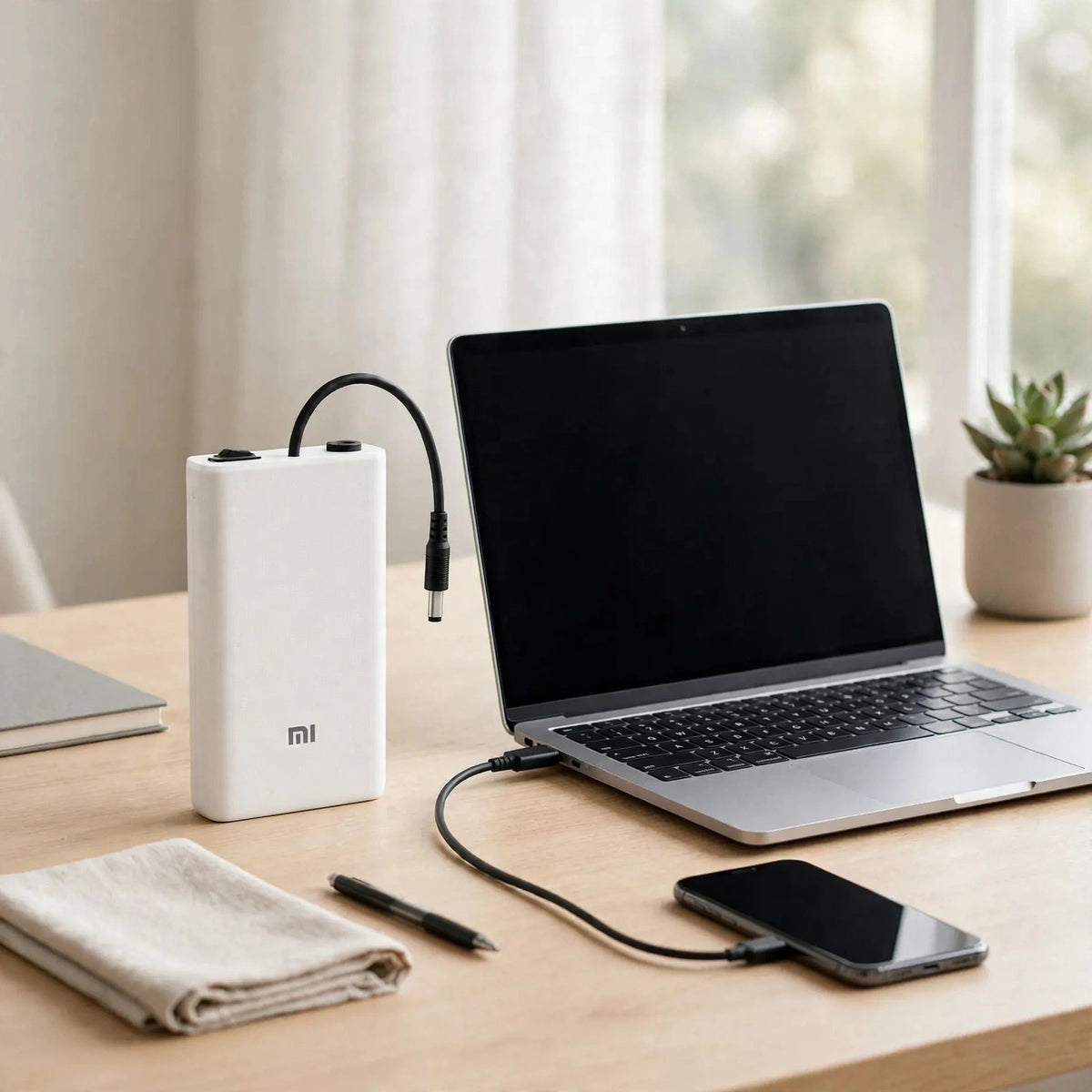 Mi Router Power Bank 20000mAh – Fast Charging with Dual USB Ports