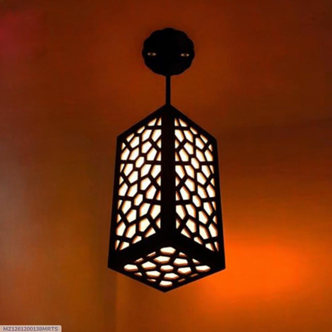 Wooden Geometric Ceiling Lamp for Home Decor