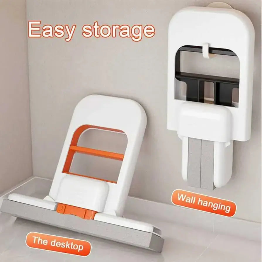 Mini Foldable Desktop Mop – Compact Self-Squeeze Cleaning Tool
