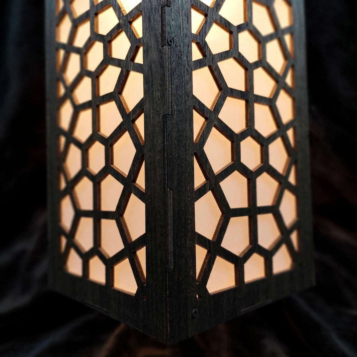 Wooden Geometric Ceiling Lamp for Home Decor